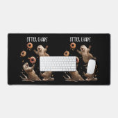 Otter Chaos Funny Bagel Kämpfe Sea Otters Puck an Schreibtischunterlage (Tastatur & Maus)