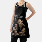 Otter Chaos Funny Bagel Kämpfe Sea Otters Puck an  Schürze (InSitu)