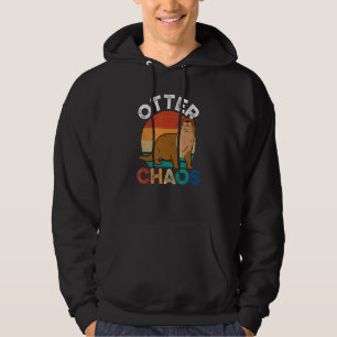 Otter Chaos für Männer Frauen Niedliche tierische Hoodie