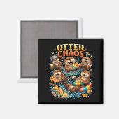 Otter Chaos Magnet (Vorderseite/Rückseite)