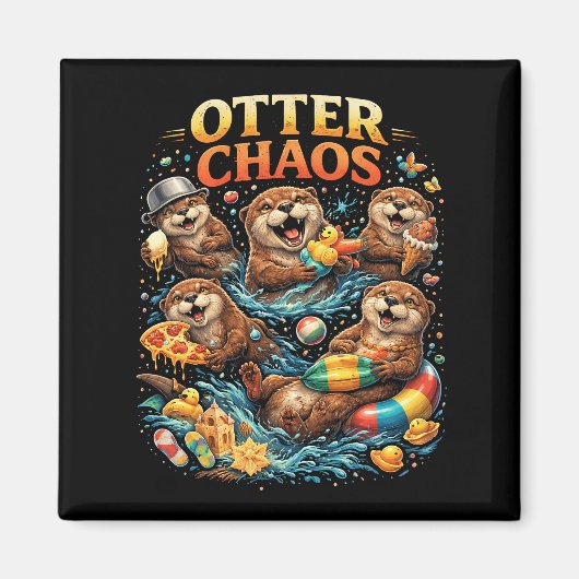 Otter Chaos Magnet (Vorne)