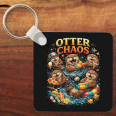 Otter Chaos Schlüsselanhänger (Vorderseite)