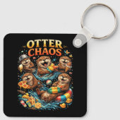 Otter Chaos Schlüsselanhänger (Rückseite)