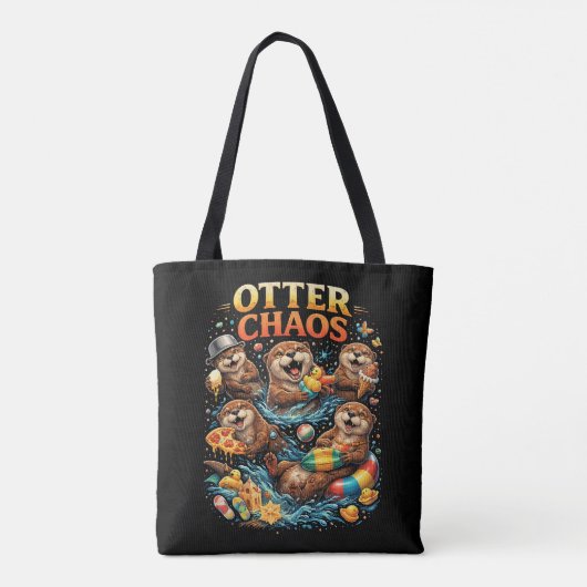 Otter Chaos Tasche (Rückseite)