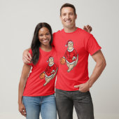 Otter Christmas Basketball T-Shirt (Unisex)