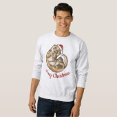 Otter Christmas T - Shirt Sweatshirt (Vorne ganz)
