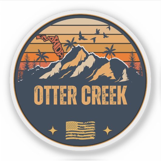 Otter Creek, Florida Aufkleber (Vorderseite)