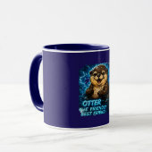 Otter der freundliche beste Freund Tasse (Vorderseite Links)