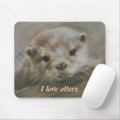 Otter der Liebe I Mousepad (Mit Mouse)