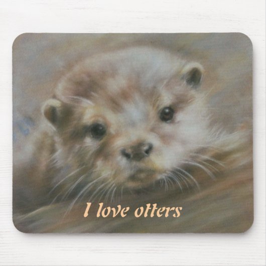 Otter der Liebe I Mousepad (Vorne)