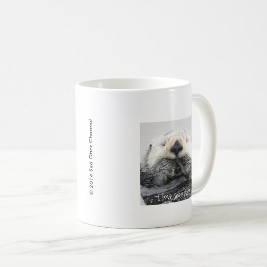 Otter der Liebe I See Kaffeetasse (VorderseiteRechts)