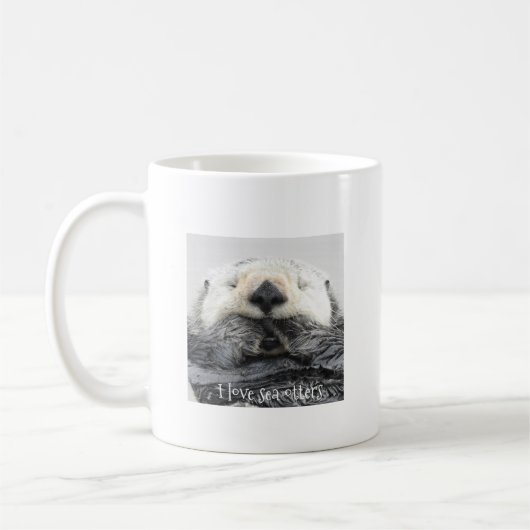 Otter der Liebe I See Kaffeetasse (Links)
