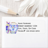 Otter Dreamcatcher Blue Yellow Floral (Insitu)