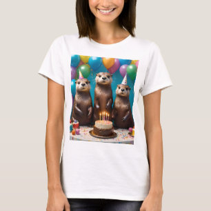 Otter-Drillingings-Geburtstagsfeier,  T-Shirt