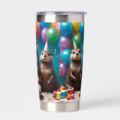 Otter-Drillingings-Geburtstagsfeier, Thermobecher (Links)