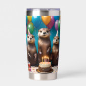 Otter-Drillingings-Geburtstagsfeier, Thermobecher (Vorderseite)