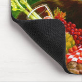 Otter dringt Picknick Mousepad ein (Ecke)