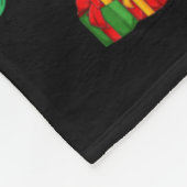 Otter Eating Zza Santa Hat Xmas Light Christmas Fleecedecke (Ecke)