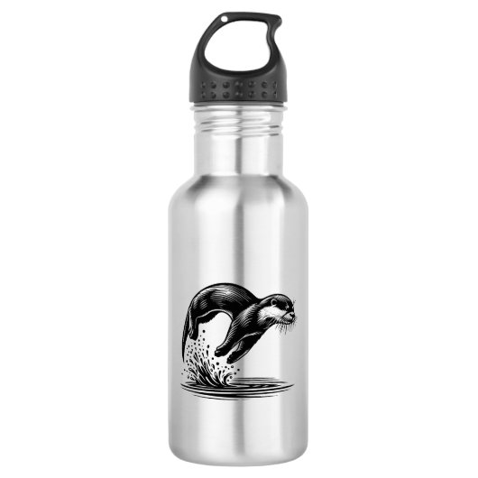 Otter edelstahlflasche (Vorderseite)