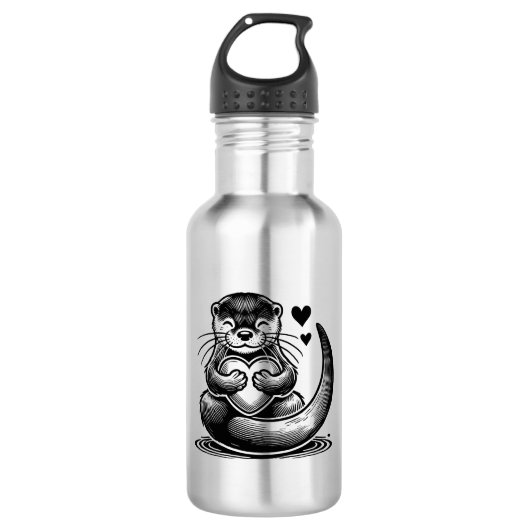 Otter edelstahlflasche (Vorderseite)