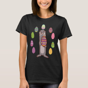 Otter Egg Jagen Ostertag Süße Tier Jungs Mädchen T-Shirt