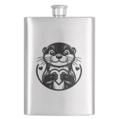 Otter Flachmann (Vorderseite)