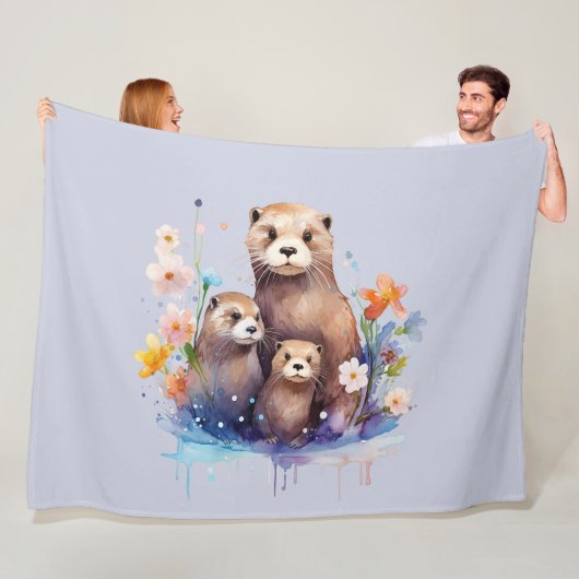 Otter Fleecedecke (Beispiel)