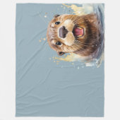 Otter Fleecedecke (Vorderseite)