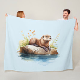 Otter Fleecedecke