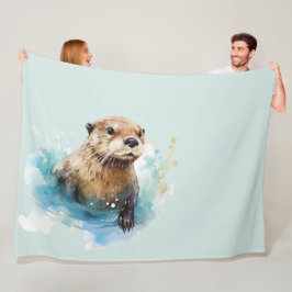 Otter Fleecedecke