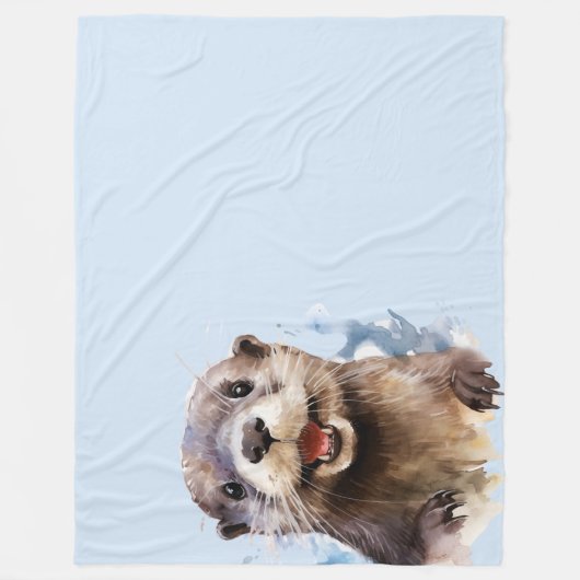Otter Fleecedecke (Vorderseite)