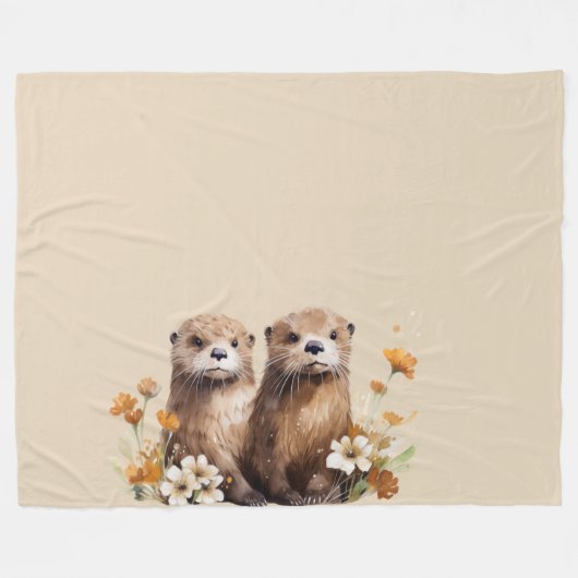 Otter Fleecedecke (Vorderseite (Horizontal))