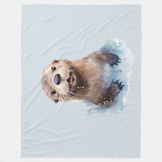 Otter Fleecedecke (Vorderseite)