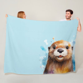 Otter Fleecedecke