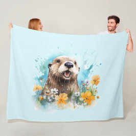 Otter Fleecedecke