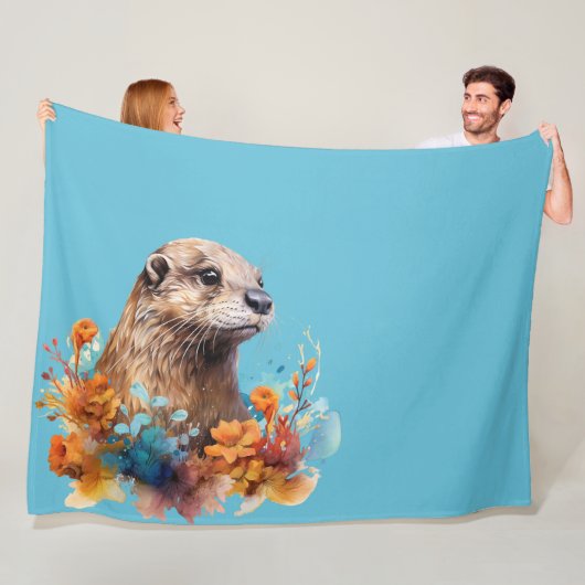 Otter Fleecedecke (Beispiel)