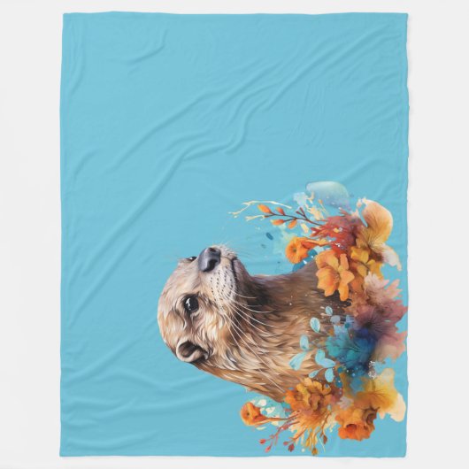 Otter Fleecedecke (Vorderseite)