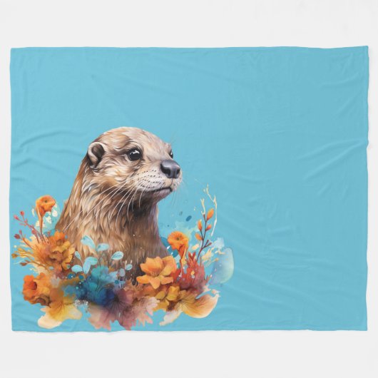 Otter Fleecedecke (Vorderseite (Horizontal))