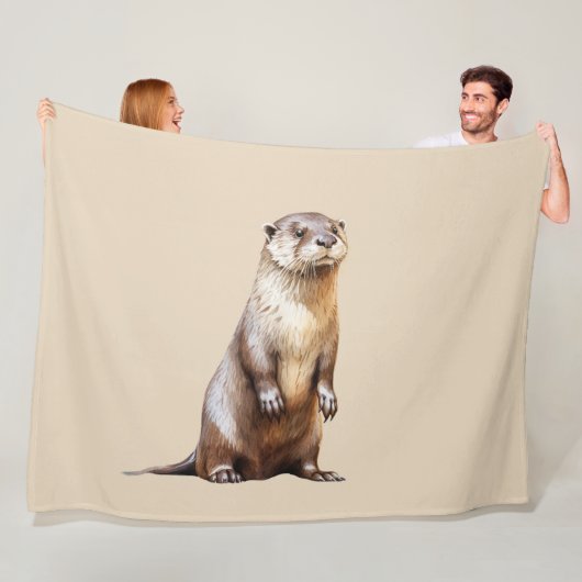 Otter Fleecedecke (Beispiel)