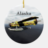 Otter Fliegen-Elch-Luftfahrt-de Havillands DH3-C Keramik Ornament (Hinten)