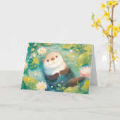 Otter Flower Pond Karte (Gelbe Blume)