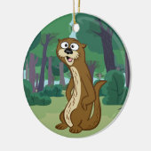 Otter FörsterRick | Reggie Keramikornament (Links)