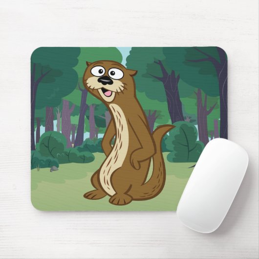 Otter FörsterRick | Reggie Mousepad (Mit Mouse)