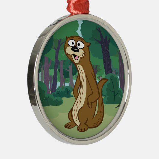 Otter FörsterRick | Reggie Ornament Aus Metall (Rechts)