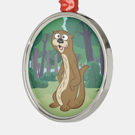 Otter FörsterRick | Reggie Ornament Aus Metall (Links)