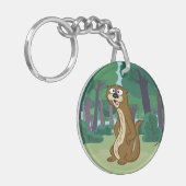 Otter FörsterRick | Reggie Schlüsselanhänger (Vorderseite links)