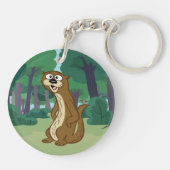 Otter FörsterRick | Reggie Schlüsselanhänger (Rückseite)