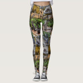 Otter Foto Collage Damen Leggings. Leggings (Vorderseite)