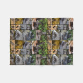 Otter Foto Collage Small Fleece Blanket (Vorderseite (Horizontal))
