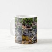 Otter Foto Collage, White Coffee Tasse (Vorderseite Links)